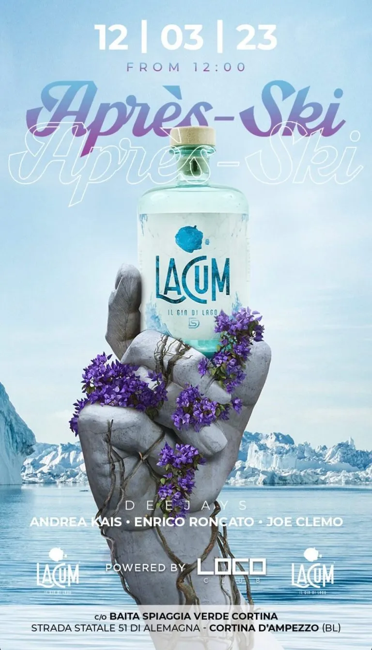 après ski 12 marzo 2023 cortina d'ampezzo - lacum gin